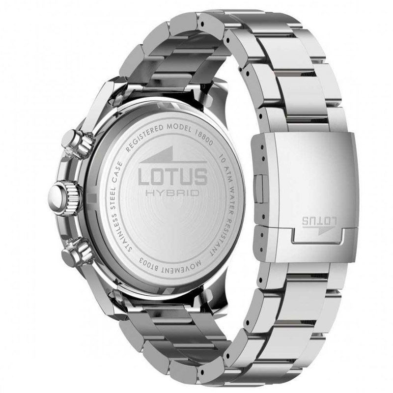 Reloj Inteligente Lotus Hombre Connected Acero Y Esfera Negra