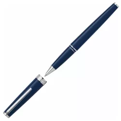 Rollerball Montblanc Pix Blue en resina azul y detalles plateados, 132498.