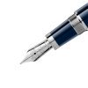 Pluma Montblanc edición especial John F. Kennedy, en resina azul 111044.