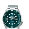 Reloj Seiko 5 Sports de hombre automático en acero con esfera verde esmeralda, SRPD61K1.