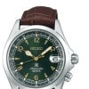 Reloj Seiko Prospex Tierra Alpinist con esfera verde, brújula y correa piel marrón, SPB121J1.