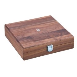 Estuche de presentación del set sommellier de 3 piezas en madera, WMF Vino, 0662856040.