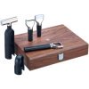 Set de sommelier 5 piezas en acero y resina con estuche, WMF Baric, 0662866040.