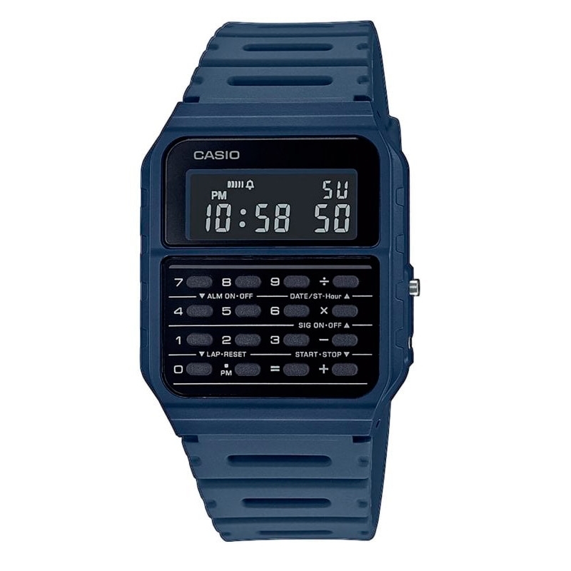 Reloj Casio Vintage con calculadora en color azul, CA-53WF-2BEF. Reloj Casio Vintage con calculadora en color azul, CA-53WF-2BEF.