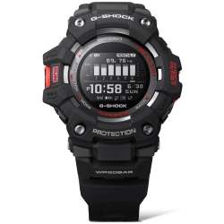 Reloj Casio G-Shock G-Squad con Bluetooth® en resina negra y detalles rosas, GBD-100-1ER.