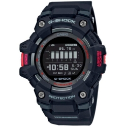Reloj Casio G-Shock G-Squad con Bluetooth® en resina negra y detalles rosas, GBD-100-1ER.
