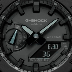 Reloj Casio G-Shock Classic Carbon Core, octogonal en negro, GA-2100-1A1ER.