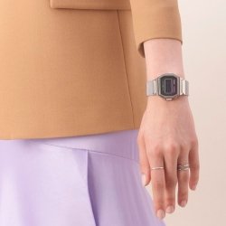 ❤️Reloj Casio Vintage de mujer digital con nácar negro, A1000M-1BEF.