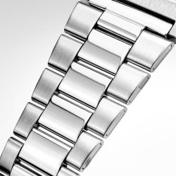 Reloj Casio Vintage de mujer en acero con esfera de nácar, A1000D-7EF.