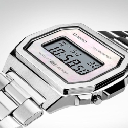 ❤️ Reloj Casio Retro digital de mujer, en plateado LA680WEA-7EF.