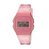 Reloj Casio digital F-91WS Clear Colors en resina rosada, F-91WS-4EF.