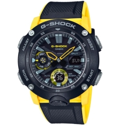 Reloj Casio G-Shock Carbon Core Guard en amarillo y negro, GA-2000-1A9ER.