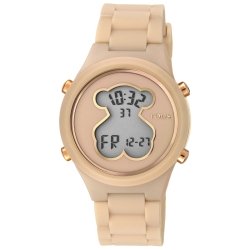 Reloj Tous D-Bear Teen digital de mujer en nude y dorado, 000351600.