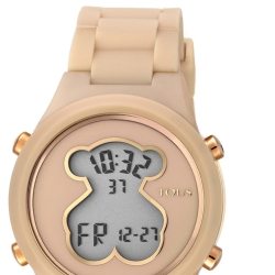 Reloj Tous D-Bear Teen digital de mujer en nude y dorado, 000351600.