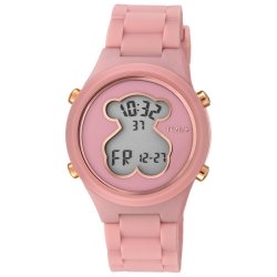 Reloj Tous D-Bear Teen digital de mujer, en rosa y detalles oro rosé, 000351605.