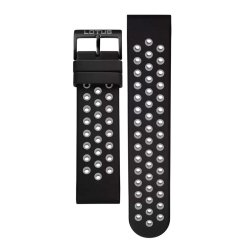 Correa extra de silicona negra con detalles gris para 50013/2.