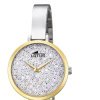 Reloj Lotus de mujer Bliss con piedras Swarovski y bisel dorado, 18562/1.