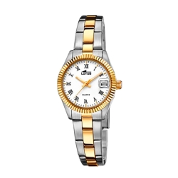 Reloj Lotus de mujer estilo clásico bicolor dorado, 9749/1.
