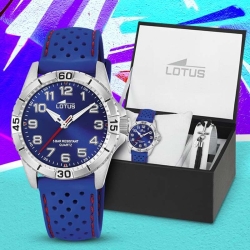 Presentación tipo de los relojes Lotus Junior Collection para niño