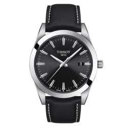 Reloj Tissot Gentleman de hombre en negro con caja de acero, T1274101605100.