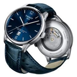 Reloj Tissot Chemin des Tourelles Powermatic 80 de hombre en azul, T0994071604700.