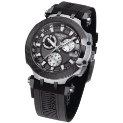 Reloj Tissot T-Race Chronograph en acero y negro con cronógrafo, T1154172706100.