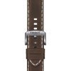 Reloj Tissot SuperSport Chrono de hombre esfera azul y correa marrón, T1256171604100.