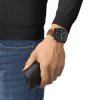 Reloj Tissot SuperSport Chronograph en negro con correa piel marrón, T1256173605101.