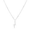 Colgante de plata en forma de rayo con circonitas, Habryt de Luxenter, NH18100.