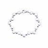 Pulsera de plata rodiada en forma de círculos, Links de Durán Excuse, 00508774.