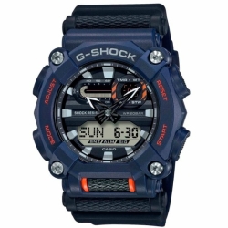 Reloj Casio G-Shock Classic de hombre en azul con detalles naranja, GA-900-2AER.