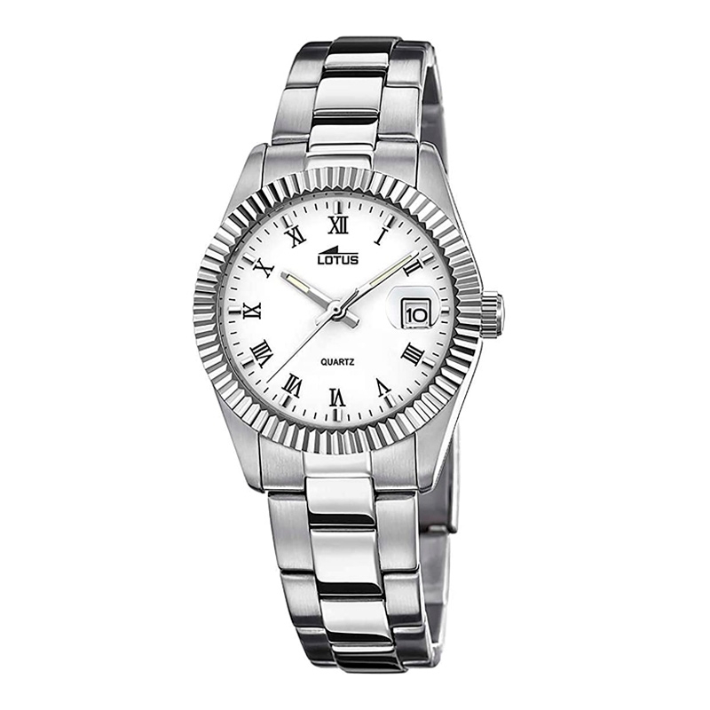 Reloj Lotus para mujer clásico en acero, 15822/1.