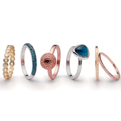 Otras piezas de los anillos Happy Gems, de Luxenter.