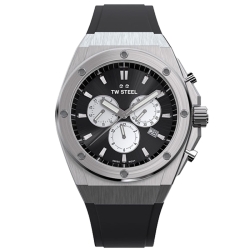 Reloj Tw Steel CEO Tech edición limitada 44 milímetros caja de acero y silicona, CE4041.