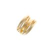Anillo multihilo en plata dorada y matizada con circonitas, de Salvatore Plata, 256S0003.