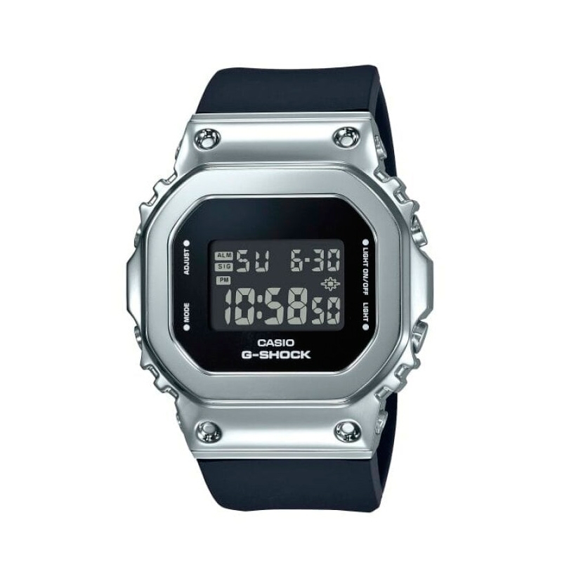 Reloj Casio G-Shock Women Classic de mujer plateado y negro, GM-S5600-1ER.