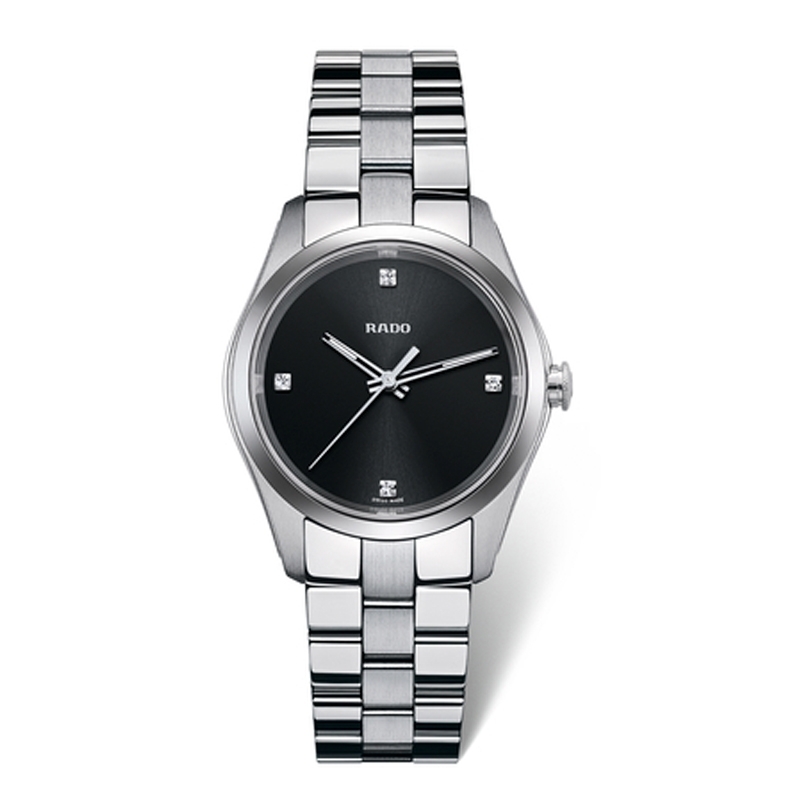 Reloj Rado de mujer HyperChrome en acero con diamantes R32110723