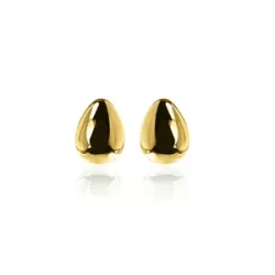 Pendientes de acero chapado en oro de Luxenter "Melagne"