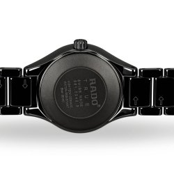 Reloj Rado de mujer True en cerámica negra y diamantes en esfera, ref. R27059712.