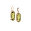 Pendientes en plata dorada en oro con piedras Swarovski®, 0408 de Maximo Betro.