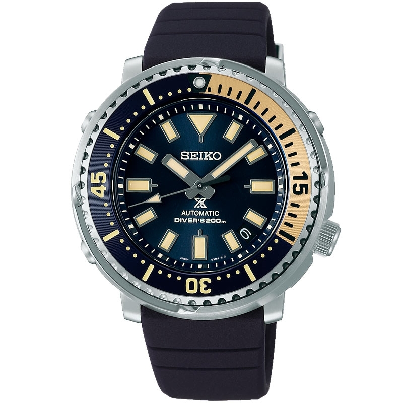 Reloj Seiko Prospex tipo Tuna, automático Diver's 200 m. en azul, SRPF81K1.