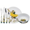 Cubiertos para niños y niñas Minions, con vajilla de 6 Piezas, de WMF ref. 1286079964.