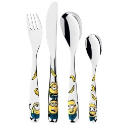 Cubiertos de los Minions de la vajilla de 6 Piezas, de WMF, 1286079964.