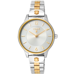 Reloj Tous Len para mujer en acero bicolor dorado, 100350425.