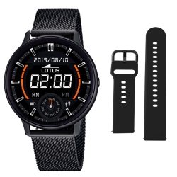Reloj inteligente Lotus Smartime de hombre en negro con correa extra, 50016/1.