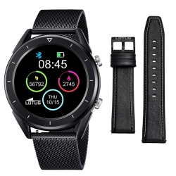 Reloj Lotus Inteligente Smartime para hombre en negro con malla y correa extra, 50007/1.