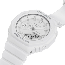 Reloj Casio G-Shock Classic Carbon Core de mujer en resina blanca, GMA-S2100-7AER.