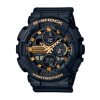 Reloj Casio G-Shock S Series de mujer, en negro con detalles dorados, GMA-S140M-1AER.