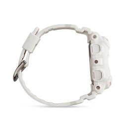 Reloj Casio Baby-G de mujer en resina blanca y esfera dorada rosé, BA-130-7A1ER.
