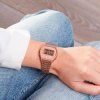 Reloj Casio Vintage Edgy, digital chapado en marrón B640WC-5AEF, para mujer.